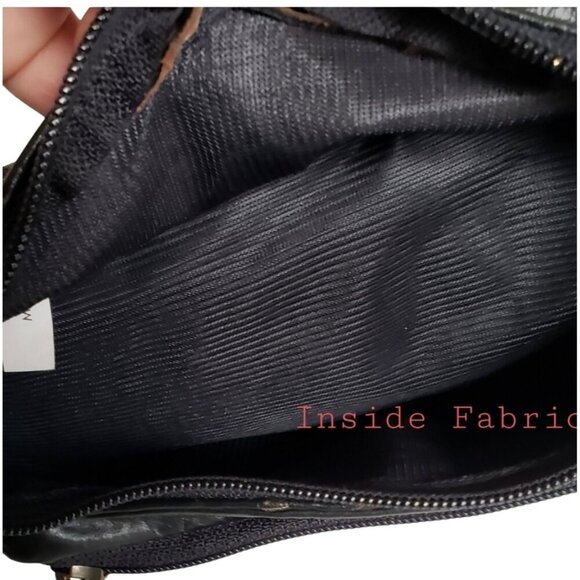 Vintage 90s Y2K Patchwork Fanny Pack Belt Bag with Multi-Zip Compartments & Adju - Picture 7 of 9